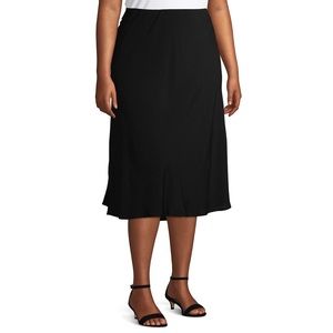 Black skirt midi 1X (16W-18W)